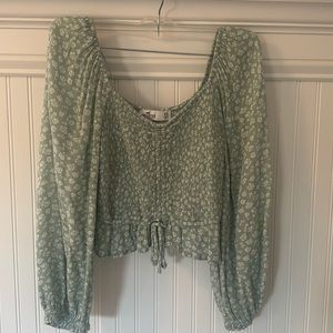 Hollister adjustable crop top